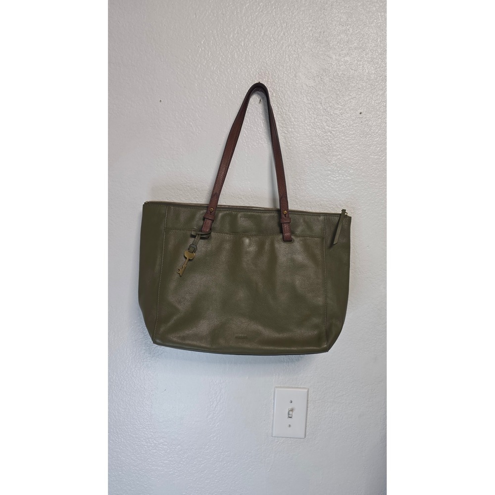 Fossil Rachel Tote Women Large Olive Green Excellent Condition